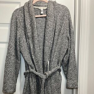 Target Stars Above Thick Terrycloth Gray Robe